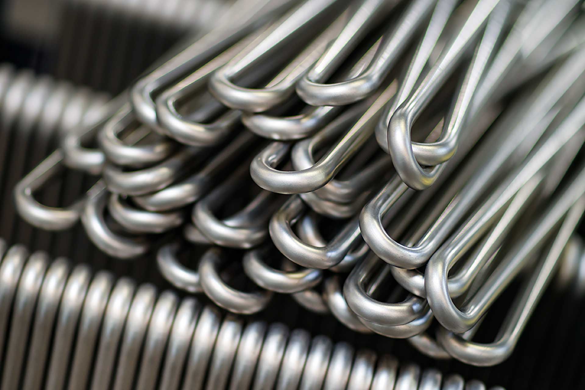 A close up picture of heating elements