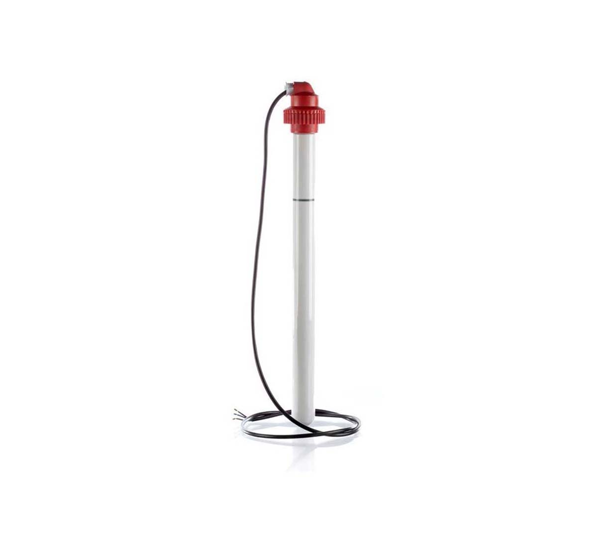 A picture of a over the side immersion heaters with tube in porcelain from Backer