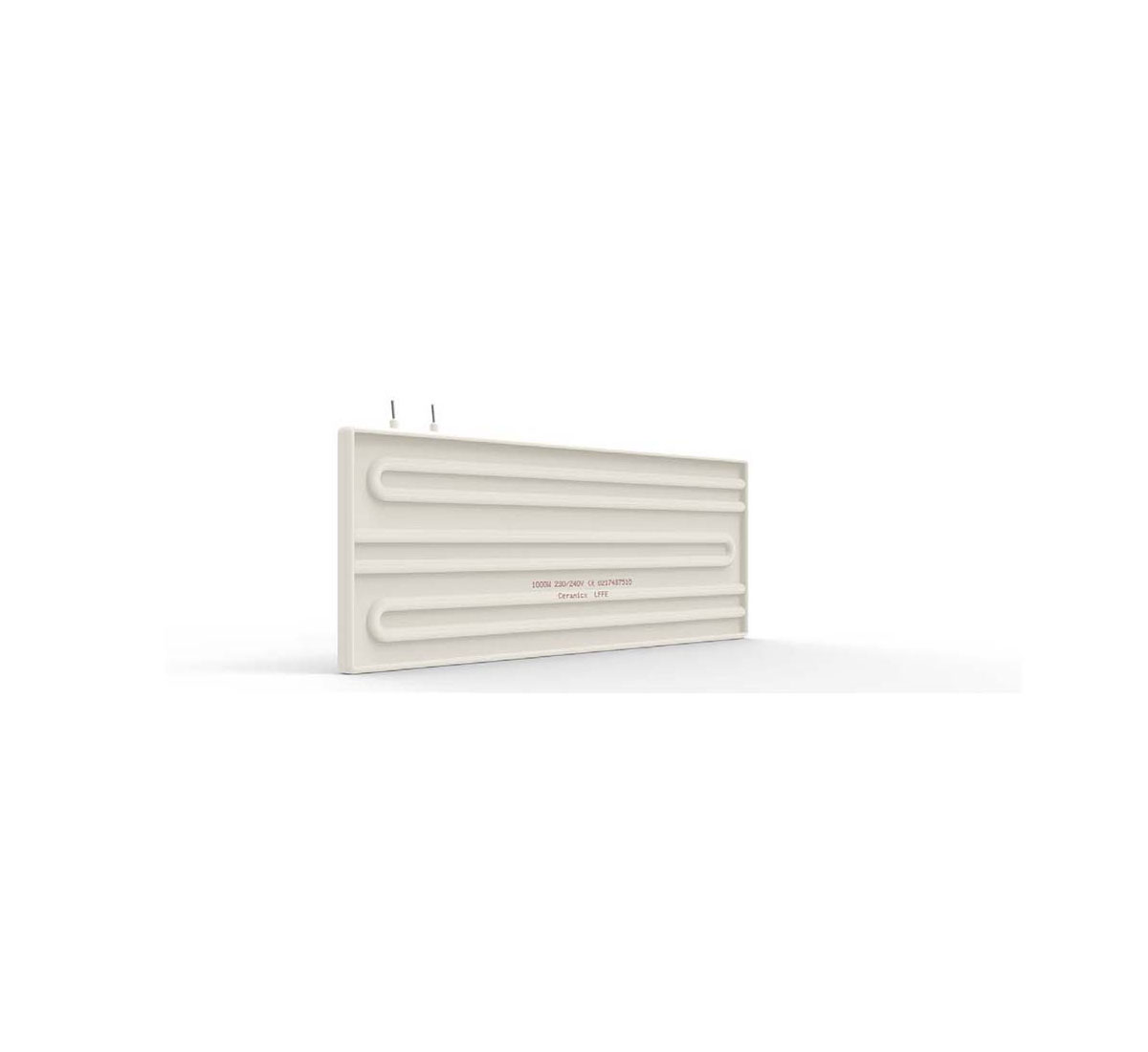 A picture of an Infrared elements in ceramic LFFE – large full flat element