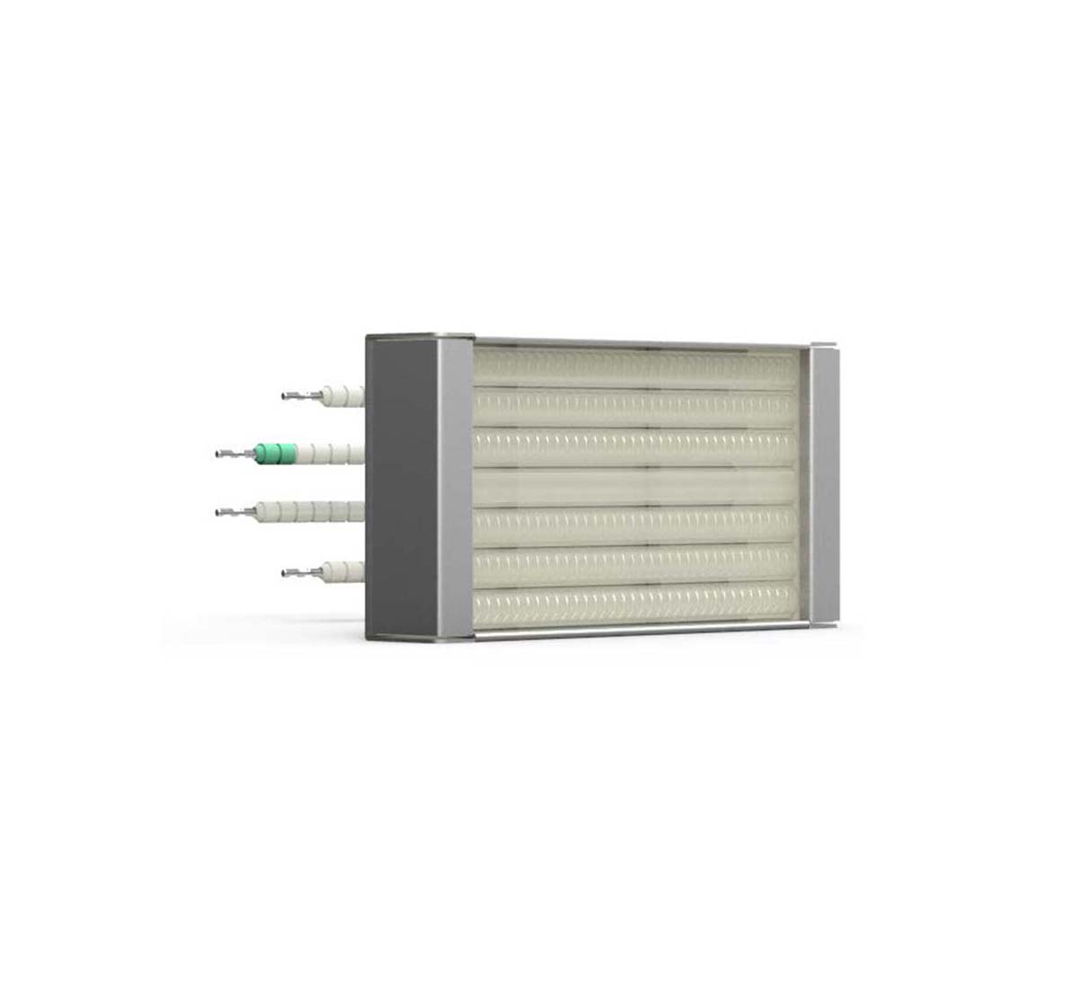 A picture of an Infrared elements in quartz HQE-K half quartz element with thermocouple