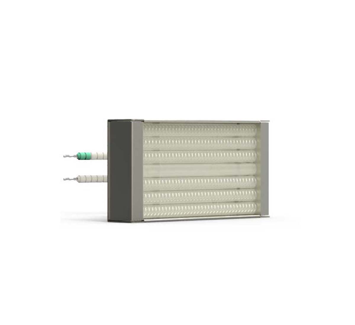 A picture of an Infrared elements in quartz PHQE-K pillared half quartz element with thermocouple