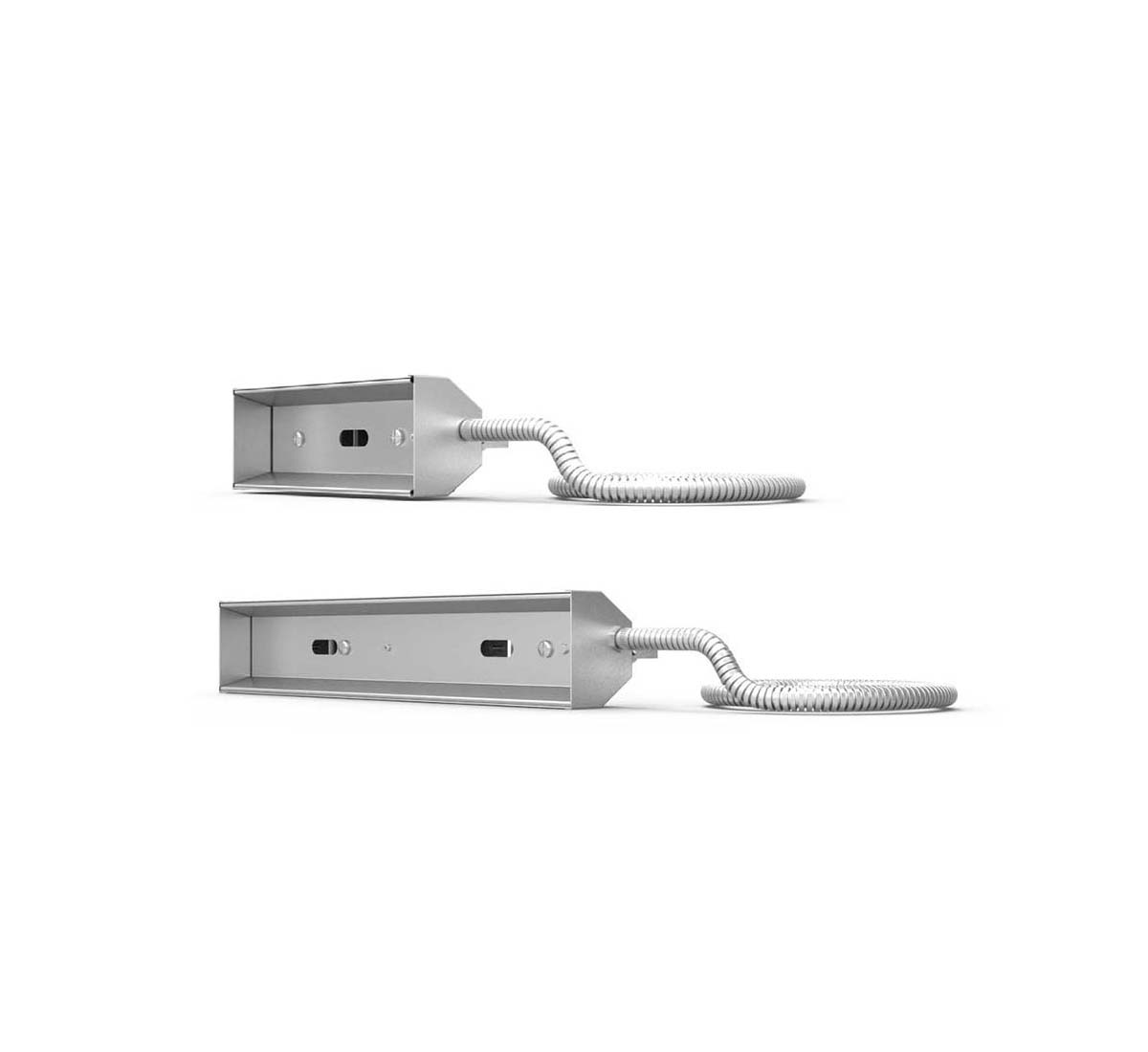 A picture of an Infrared heaters PAS-K with elements in ceramic and a thermocouple