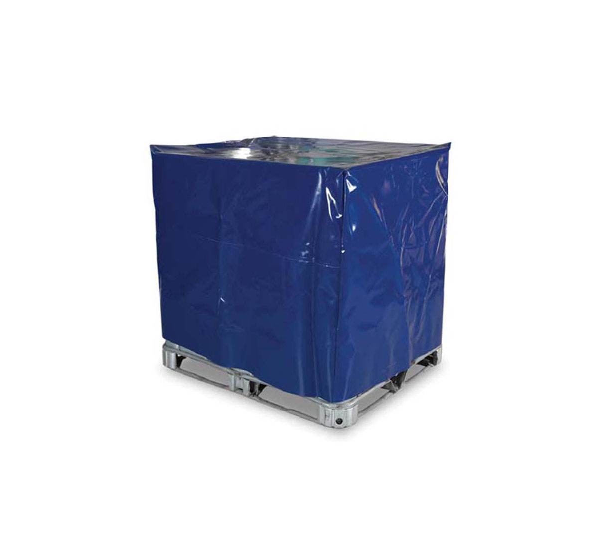 A picture of a protection cover for IBC containers with casing of PVC